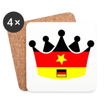Germany Krone - Coasters (set of 4) - white - Front