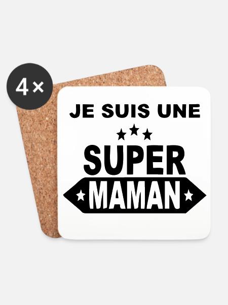 I'm a great mom - Coasters (set of 4) - white