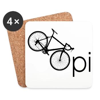 Cadeau de Grand-père Vélo pour Pensionnaire - Dessous de verre (lot de 4) - blanc - Devant