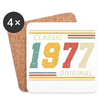 Classic 1977 original 1977 - Coasters (set of 4) - white - Front