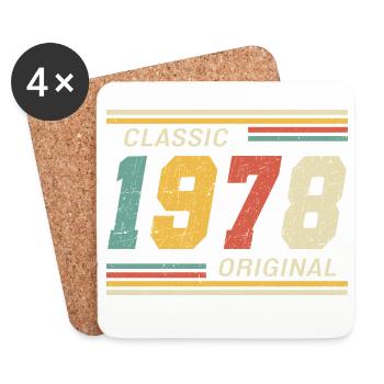 Classic 1978 original 1978 - Coasters (set of 4) - white - Front