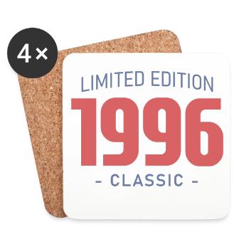 30 Year Old 1996 Funny Humor T-Shirt - Coasters (set of 4) - white - Front