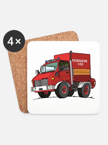 Logistimog - Untersetzer (4er-Set) - Weiß