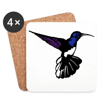 colibri - Coasters (set of 4) - white - Front