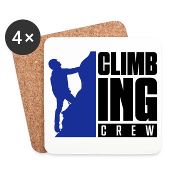 climbing crew - Dessous de verre (lot de 4) - blanc - Devant