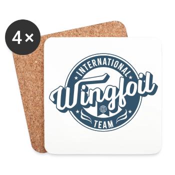 International Wingfoil Team - Coasters (set of 4) - white - Front