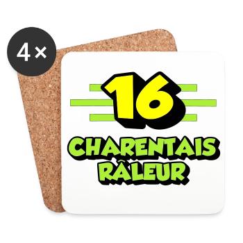 Beschwerdende Charentais - Untersetzer (4er-Set) - Weiß - Vorne