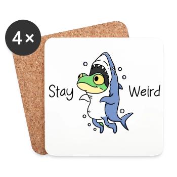 Stay Weird - Coasters (set of 4) - white - Front