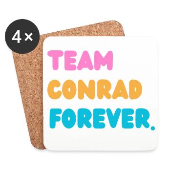Team Summer Forever - Coasters (set of 4) - white - Front