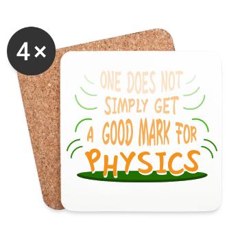 Physics Physicist Physics Student Physics Teacher - Coasters (set of 4) - white - Front