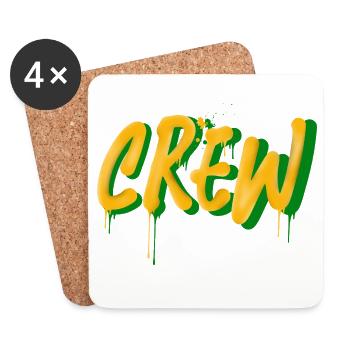 Crew - Untersetzer (4er-Set) - Weiß - Vorne