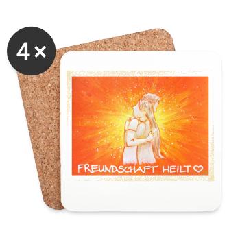 Friendship - February 2026 - Sonja von Staden - Coasters (set of 4) - white - Front