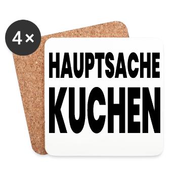 Cake - Coasters (set of 4) - white - Front