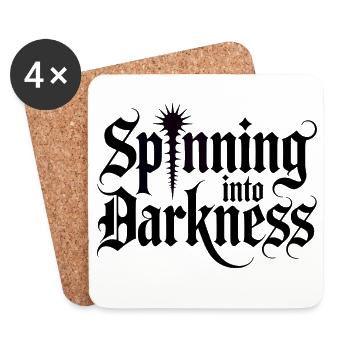 Spindle Design Typography - Coasters (set of 4) - white - Front