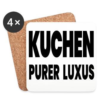 Cake - Coasters (set of 4) - white - Front