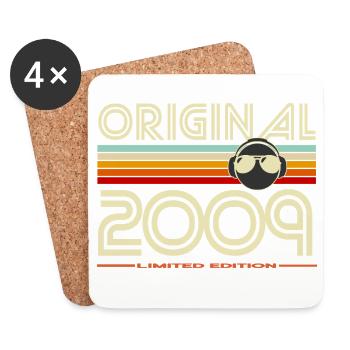Originale Retro-Edition 2009 - Untersetzer (4er-Set) - Weiß - Vorne