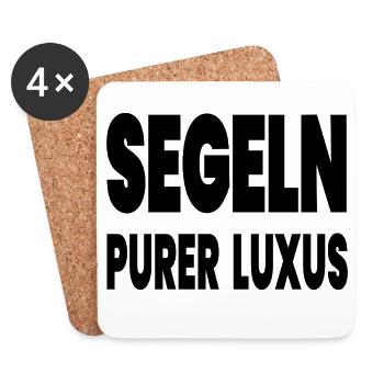 Segeln - Untersetzer (4er-Set) - Weiß - Vorne