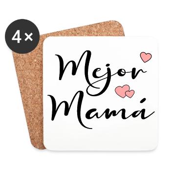Spanien Bessere Mama - Untersetzer (4er-Set) - Weiß - Vorne
