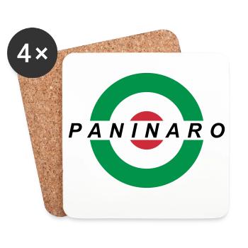 Paninaro - Dessous de verre (lot de 4) - blanc - Devant