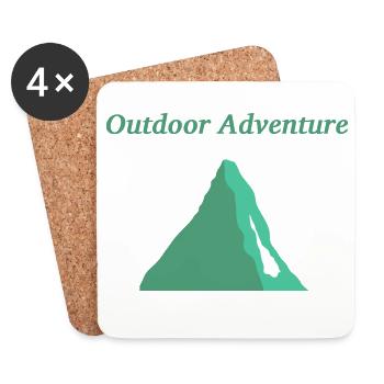 Outdoor - Untersetzer (4er-Set) - Weiß - Vorne