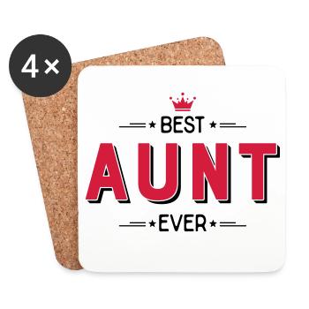 Aunt - Untersetzer (4er-Set) - Weiß - Vorne