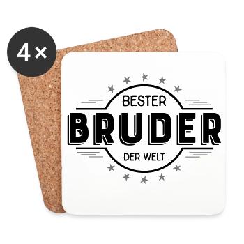 bruder - Untersetzer (4er-Set) - Weiß - Vorne