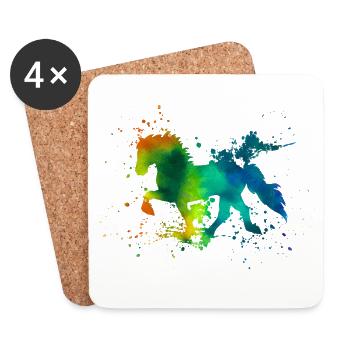 Tölter Splash Colours - Untersetzer (4er-Set) - Weiß - Vorne