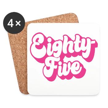 Eighty-five 85th Birthday Women Her 85 Years Old - Coasters (set of 4) - white - Front