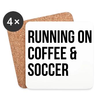 Soccer - Coasters (set of 4) - white - Front