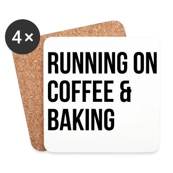 Baking - Coasters (set of 4) - white - Front