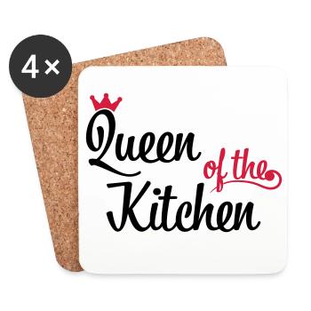 Funny Christmas Gifts for Women Who Cook - Coasters (set of 4) - white - Front
