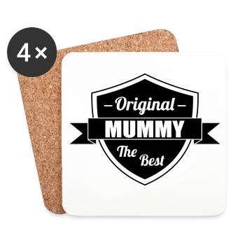 The Best Mom - Mother's Day - Coasters (set of 4) - white - Front