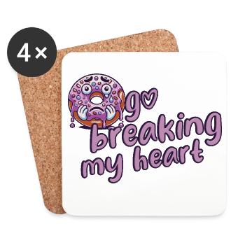 Doughnut - Coasters (set of 4) - white - Front