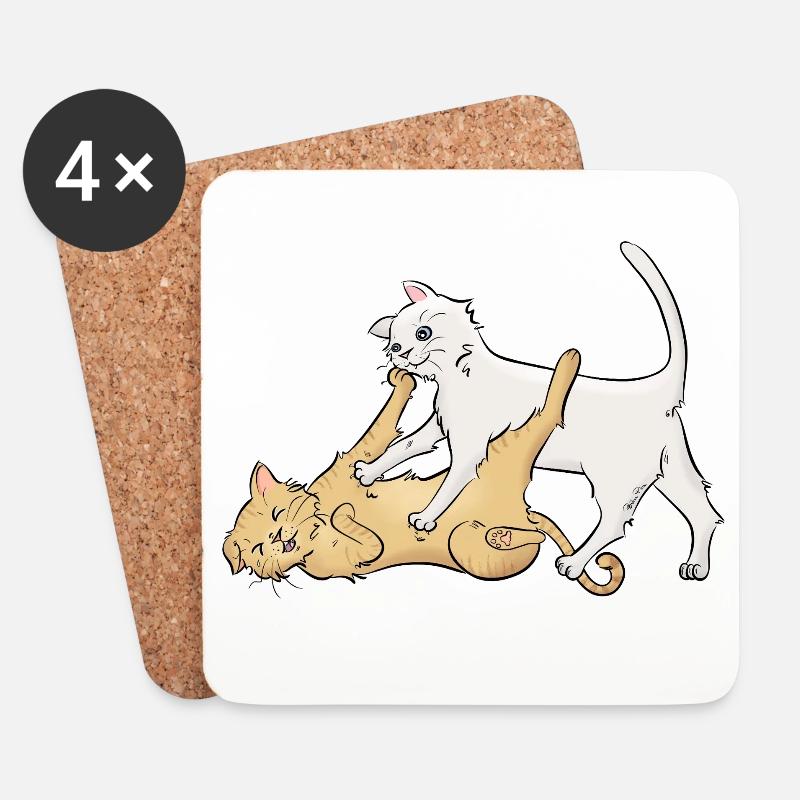 Snuff - Coasters (set of 4) - white