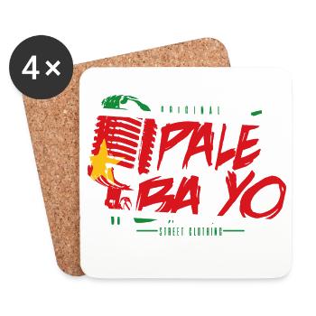 LOGO PBY EDITION FLAG 971 GUADELOUPE - Coasters (set of 4) - white - Front