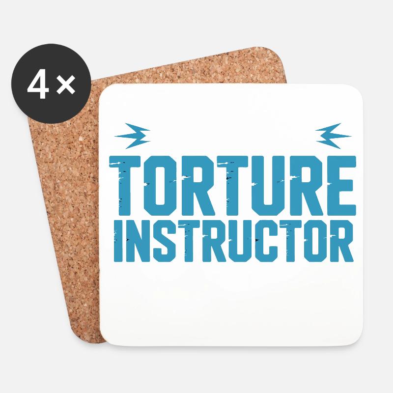 Personal Torture Instructor – Physiotherapie - Untersetzer (4er-Set) - Weiß