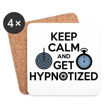 Hypnotist Keep Calm Get Hypnotized Professional  - Coasters (set of 4) - white - Front