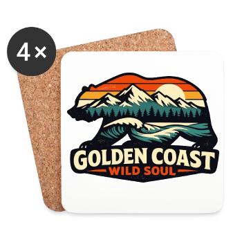 Wild Soul - Coasters (set of 4) - white - Front
