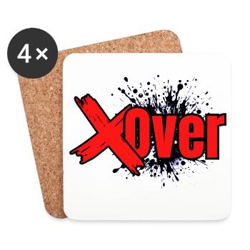 Xover Fusion Red - Untersetzer (4er-Set) - Weiß - Vorne