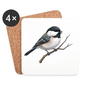 Fir - Coasters (set of 4) - white - Front