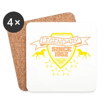 Légandaire 1952 - Dessous de verre (lot de 4) - blanc - Devant