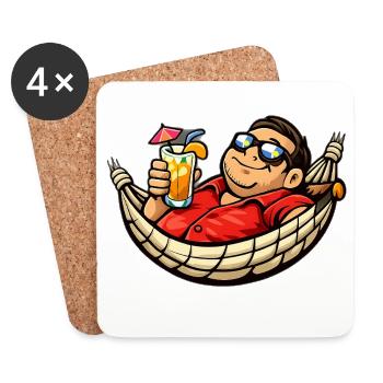 Hammock professional - Coasters (set of 4) - white - Front