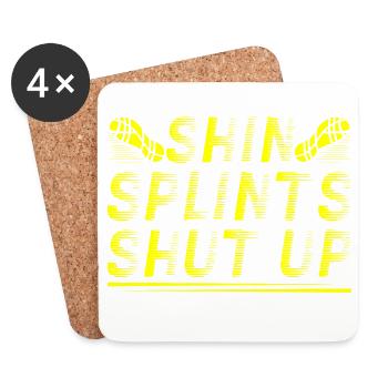 Funny XC Running Runner Gifts Unique Edition - Coasters (set of 4) - white - Front