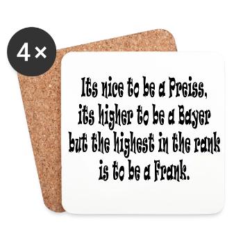 Its nice to be a Preiss ... - Coasters (set of 4) - white - Front