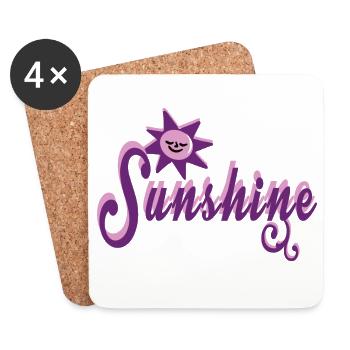 My sunshine - Coasters (set of 4) - white - Front