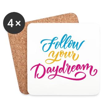 Follow Your Dreams - Coasters (set of 4) - white - Front