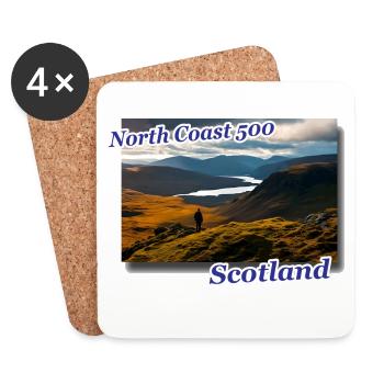 nc500 scotland - Coasters (set of 4) - white - Front