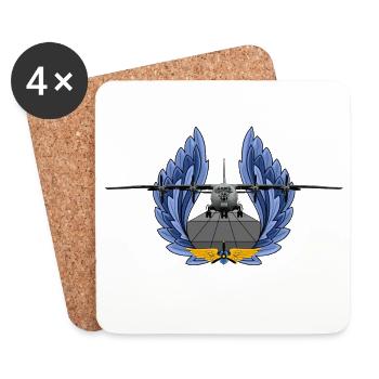 An-12 - Untersetzer (4er-Set) - Weiß - Vorne