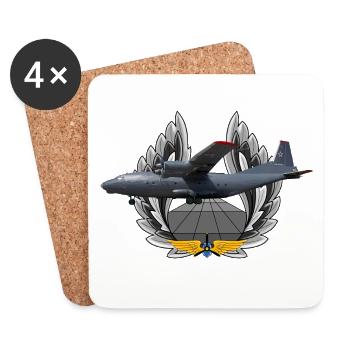 An-12 - Untersetzer (4er-Set) - Weiß - Vorne