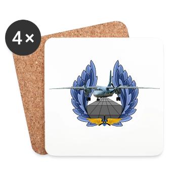 An-26 - Coasters (set of 4) - white - Front